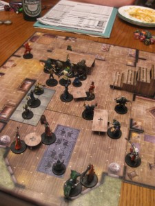 Using harrowing halls to create a tavern setting.